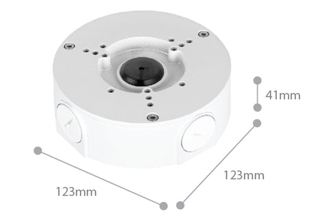 Dimension of SPRO CCTV Camera Base 05 - White
