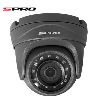 4MP IP Dome Grey 2.8mm Lens with IR - The frontier in providing unbelievably crisp video along with optimal night vision imaging.