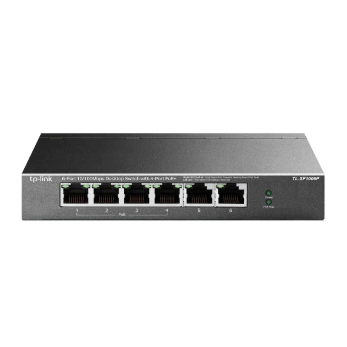 TP-LINK TL-SF1006P 6-Port (4-Port PoE+) Unmanaged Desktop Switch
