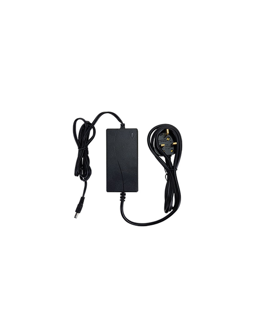 black DC 12V 1 in 1 out power supply 