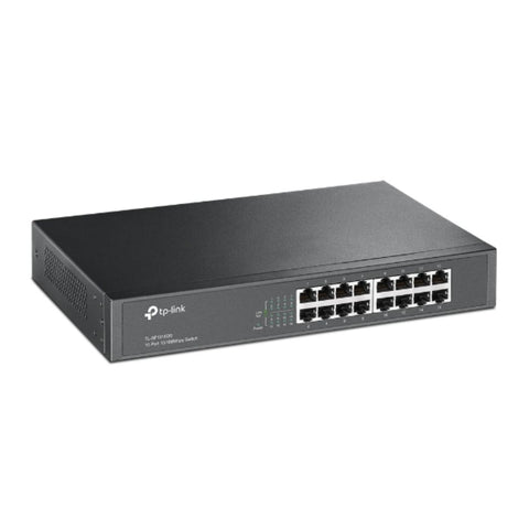 TP-LINK TL-SF1016DS 16-Port 10/100Mbps Unmanaged Desktop/Rackmount Switch