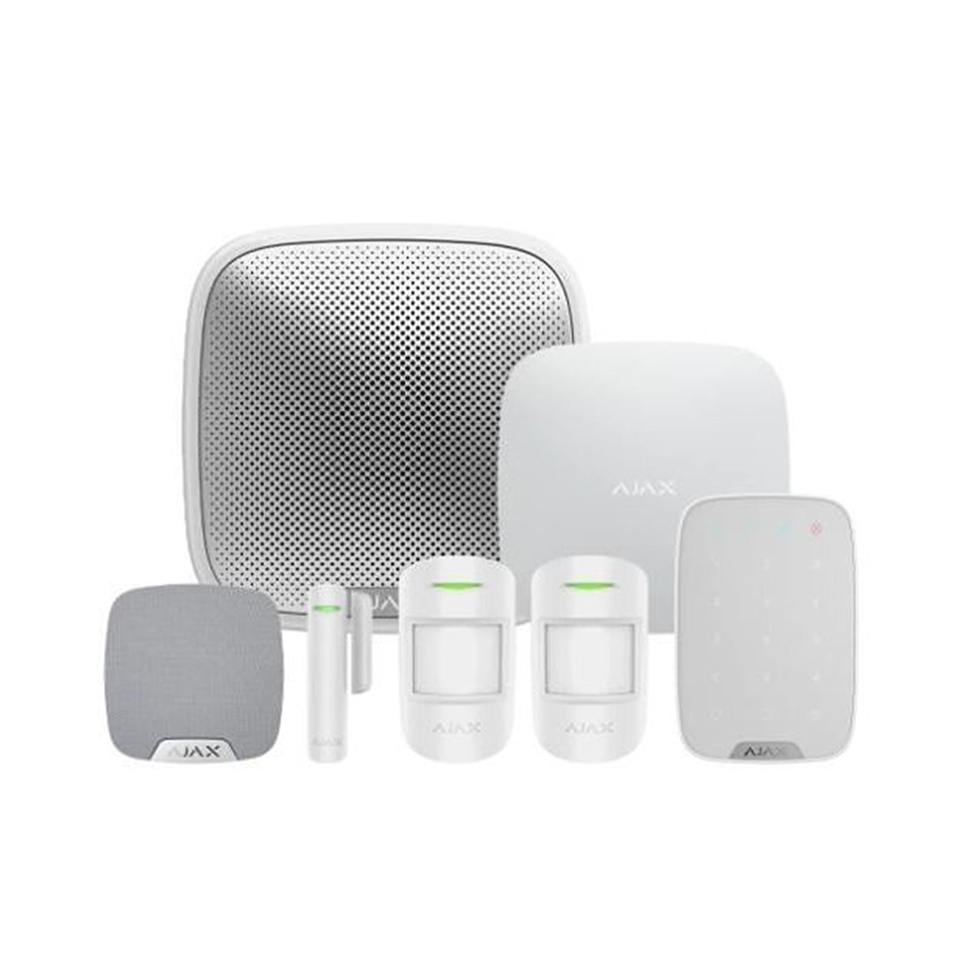 Ajax Hub2 Wireless (Standard PIR) Starter Kit 3 - White (35655)