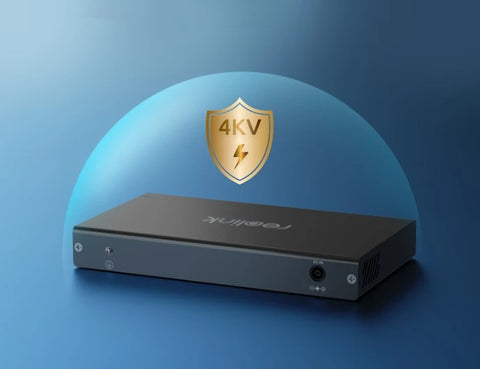 RLA-PS1
10-Port PoE Switch with 120W PoE Power Budget with 4kv protection.