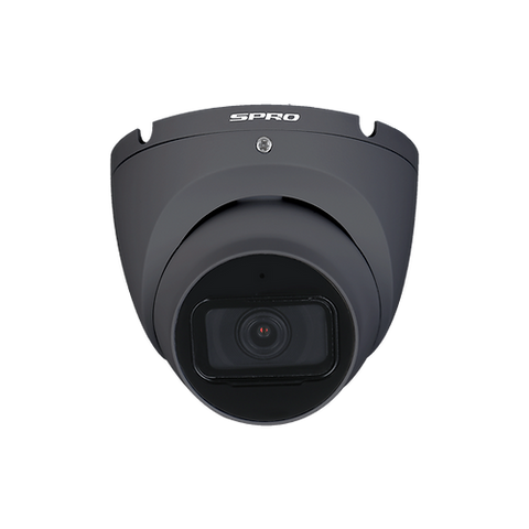 Grey 4K (8MP) SPRO - Stationary Lens 4K CCTV Camera with 30m IR - High-definition camera with 30m of infrared capability