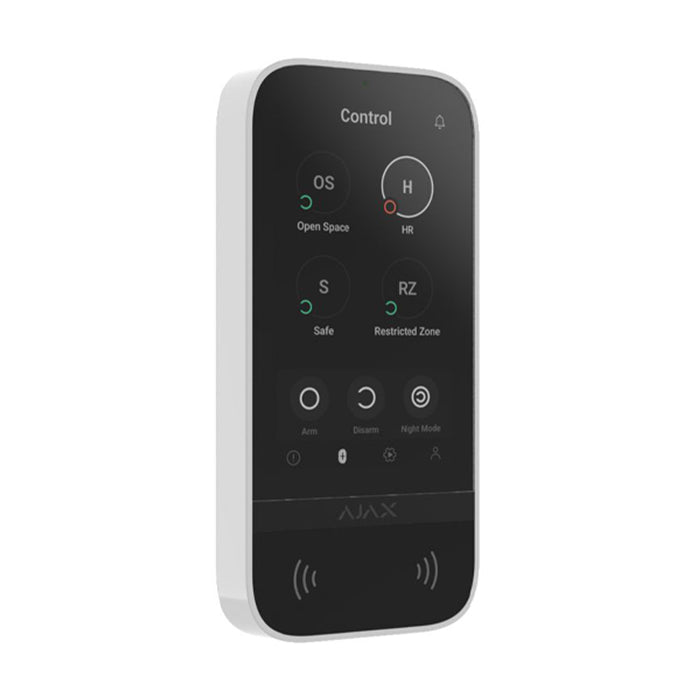 Ajax KeyPad Touch Screen, White (8EU) ASP (58455)