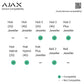 Ajax KeyPad Touch Screen, White (8EU) ASP (58455)