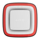 Square device with red border and 'Ajax' branding on a white background