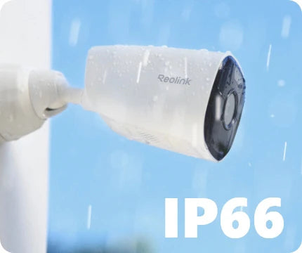 Reolink Argus Eco Pro 5MP Standalone Dual-Band WiFi Solar/Battery Security Camera with Smart Detection IP66 weatherproofing test in the rain