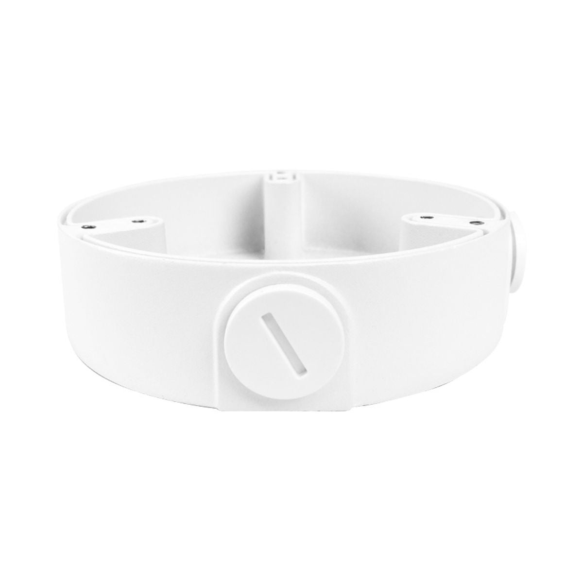 Elegant white deep base (BASE01-W) designed for organising and accommodating various equipment, with a sleek and clean finish suitable for stylish setups.