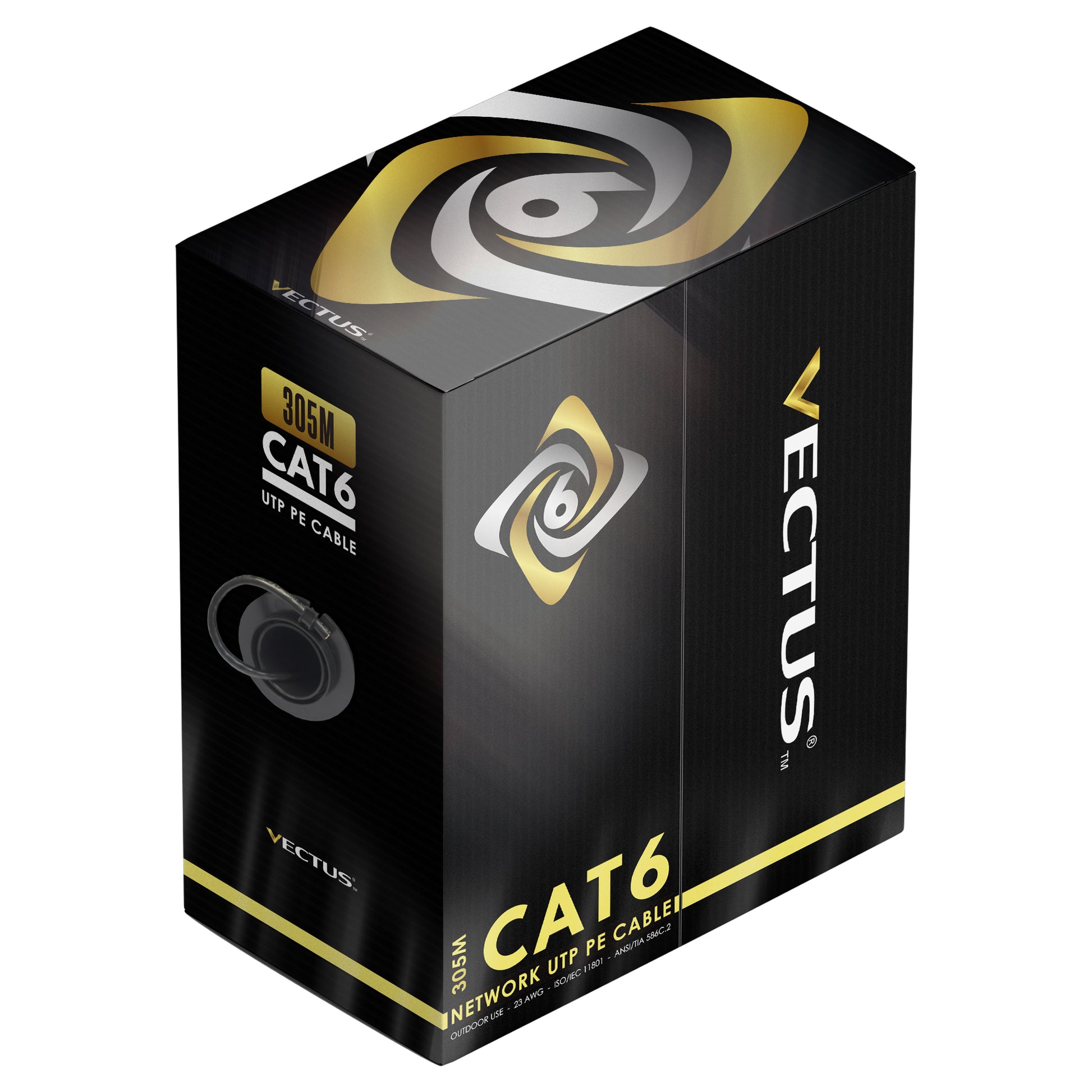 VECTUS - 305m CAT6 Cable (External Grade)