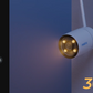 Reolink CX410W ColorX Smart 2K Wi-Fi Security Camera with True Full-Color Night Vision emitting warm light at 3000K 
