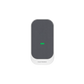 White and grey SPRO doorbell Chime with a green indicator light facing forward on a white background