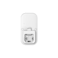 rear of White and grey SPRO doorbell Chime on a white background