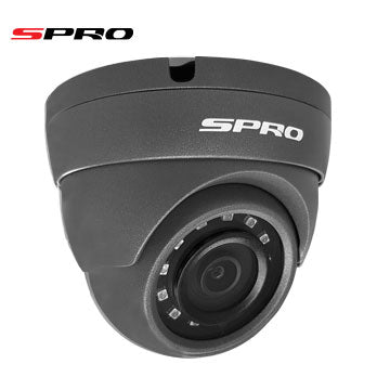 4K (8MP) SPRO - Fixed Lens 4K CCTV Camera with 30m IR - High resolution camera with 30m of Infrared (Grey)