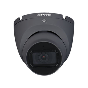 Grey 4K (8MP) SPRO - Stationary Lens 4K CCTV Camera with 30m IR - High-definition camera with 30m of infrared capability