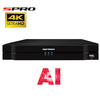 SPRO B6 - 6 CHANNEL 4K 8MP 5 IN 1 DVR with AI Technology