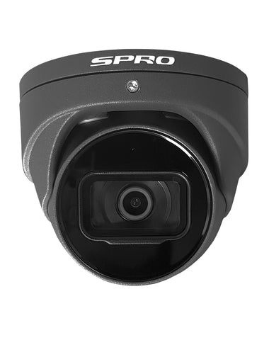 SPRO 4MP IP Turret Camera with Motorised Adjustable Lens for Dynamic Range and Focused Surveillance