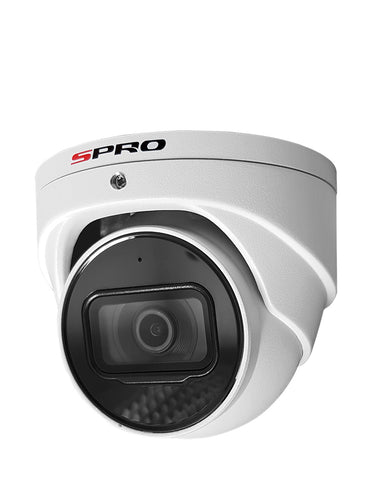 SPRO 4MP IP Turret Camera with Motorised Zoom Lens for Precision Surveillance and Security