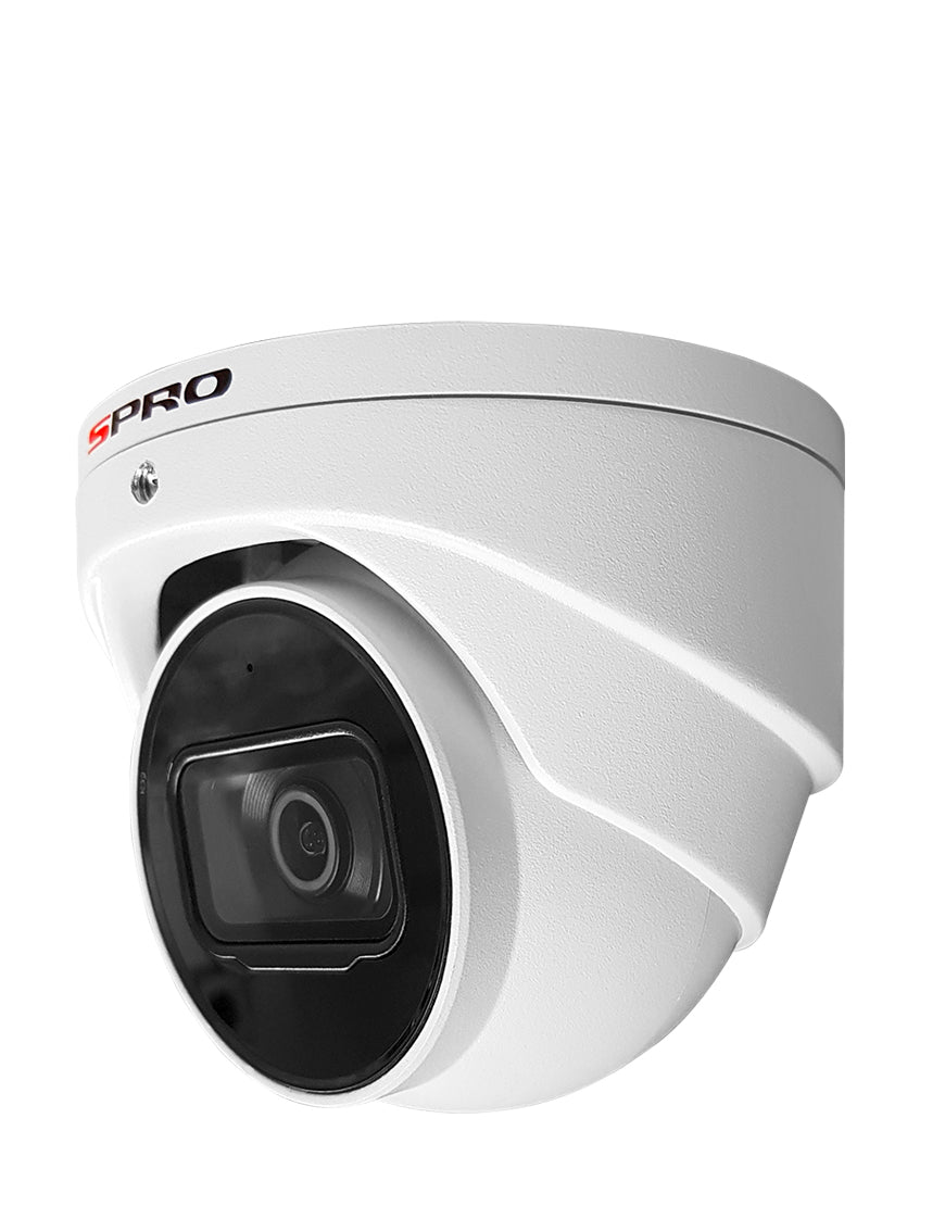 SPRO 4MP IP Turret Camera with Motorised Zoom Lens for Precision Surveillance and Security