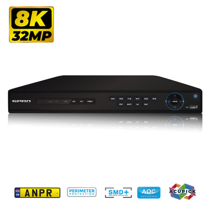 SPRO A9 8 Channel IP NVR Recorder