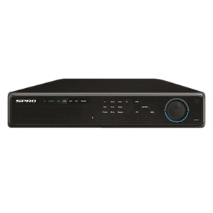 SPRO NVR recorder with 16 channels and 4K
