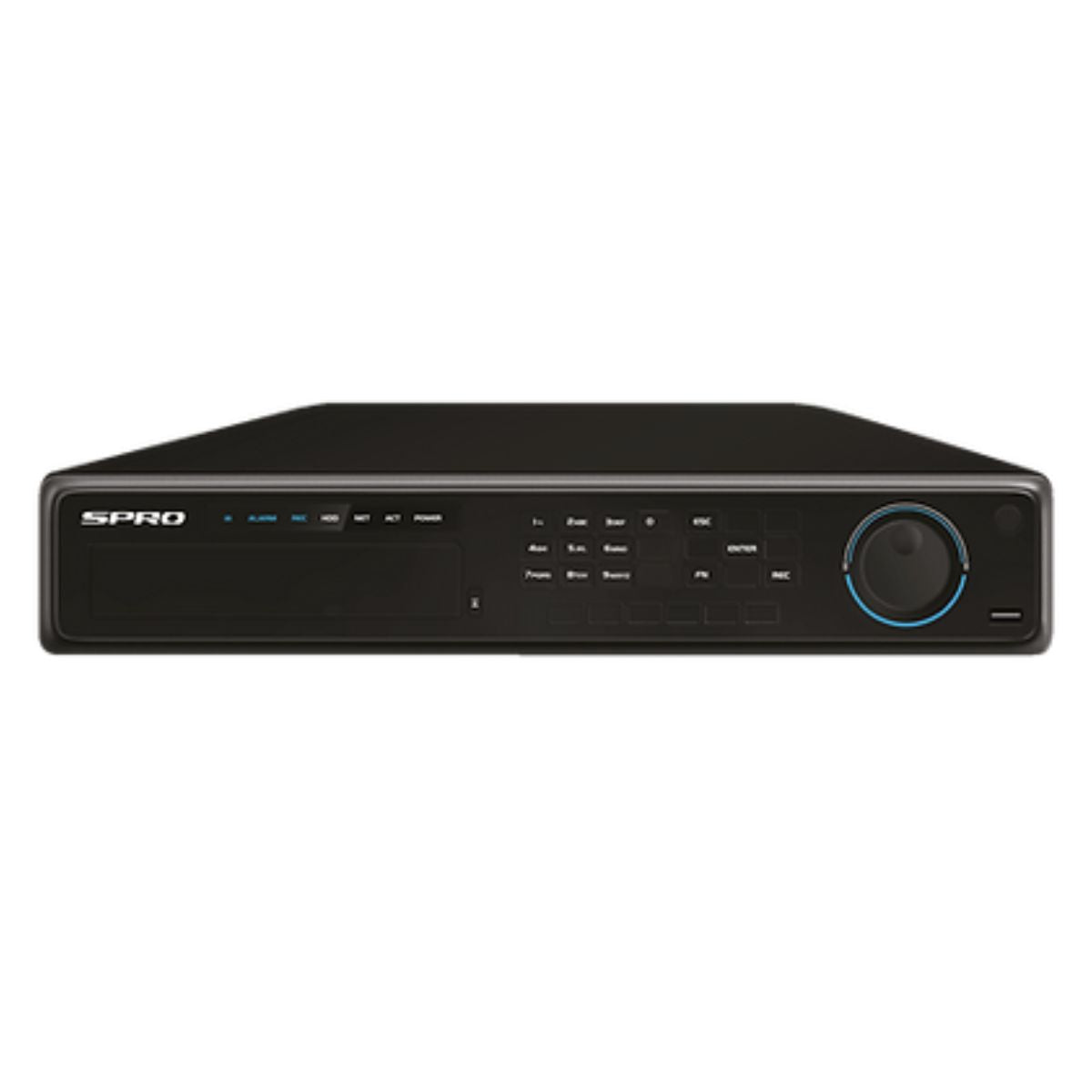 SPRO NVR recorder with 16 channels and 4K