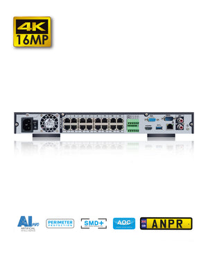SPRO NVR up to 32 IP cameras connection