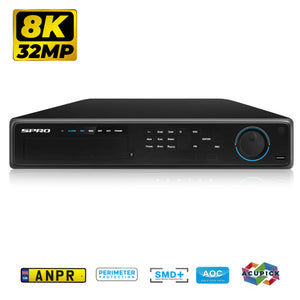 SPRO CCTV A9 64 Channel IP NVR Recorder with 32MP