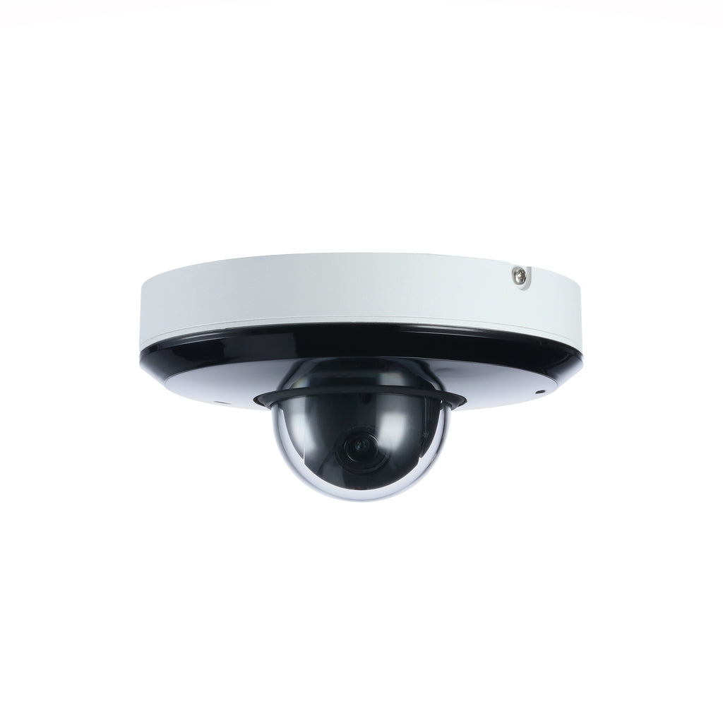 White SPRO 4MP IP Mini PTZ Camera with AI-PRO Capable of 360 Degree Viewing