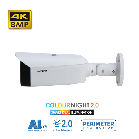 CCTV with 24/7 colour image and Active Deterrence