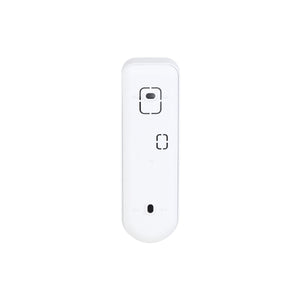 White glass break detector with ' Dahua' branding on a white background