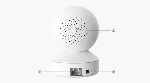 Reolink E1 Pan-Tilt Indoor Camera for Any Budget rear view