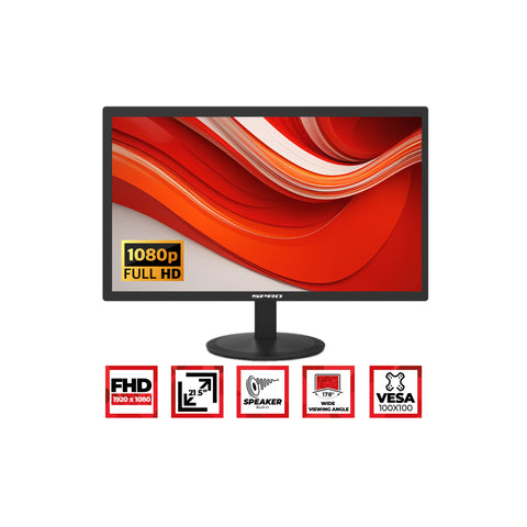 SPRO 21.5" LED HDMI Monitor with Speakers Built-in