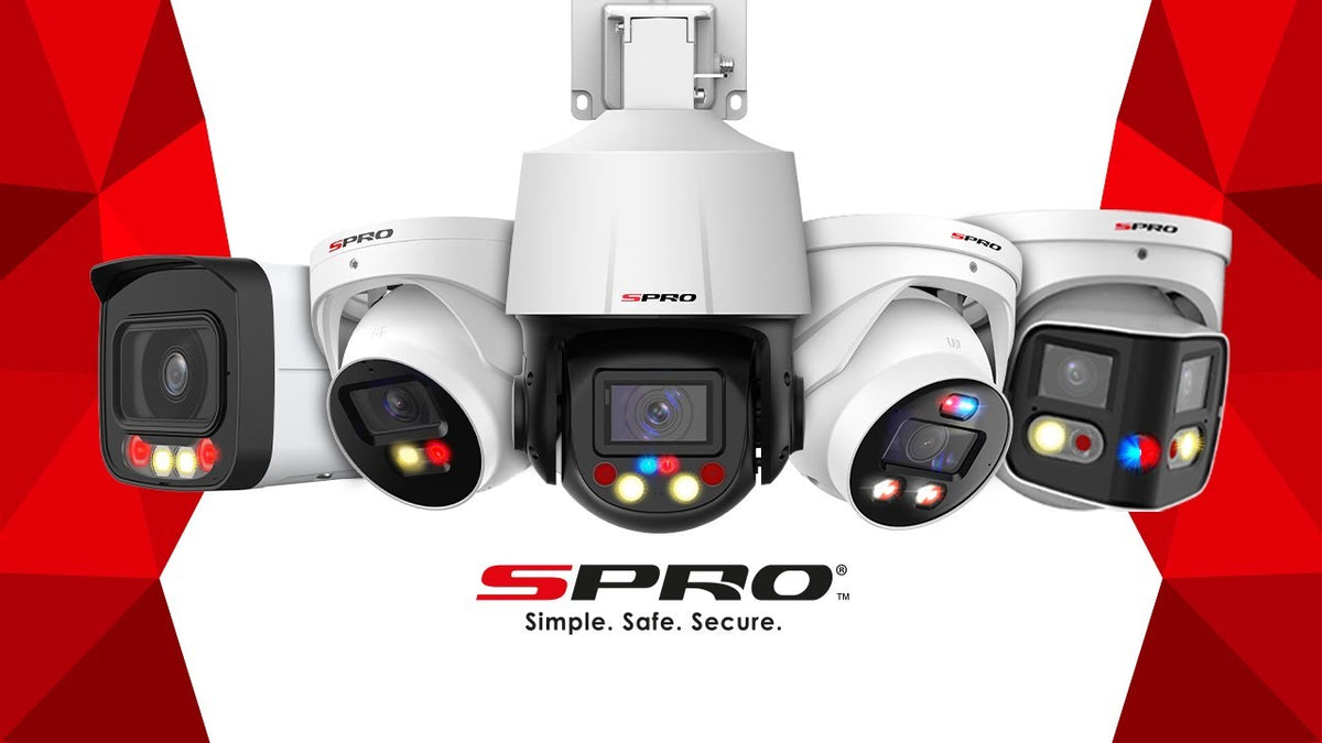 SPRO CCTV Camera 4MP IP Mini PTZ with AI-PRO