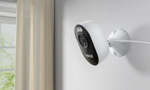 Reolink Lumus Pro Smart home security camera mounted on a wall