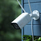 RLC-811WA 4K Wifi 6 Camera on external wall during rainy weather