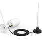 Reolink Antenna Extension in black plugged into to camera with antenna on magnetic base