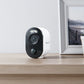 Reolink Argus 3E 3MP Wireless Solar & Battery Powered Security Camera with Smart Detection sitting indoors on table 