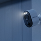 Reolink Argus 3 Ultra 4K Battery/Solar-Powered Standalone WiFi Camera with Color Night Vision featured image on external wall while emitting white spotlight