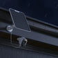 Reolink Argus 3 Ultra 4K Battery/Solar-Powered Standalone WiFi Camera with Color Night Vision ip65 waterproofing test at night in the rain on external wall with solar panel