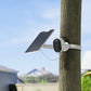 Reolink Argus 3 Ultra 4K Battery/Solar-Powered Standalone WiFi Camera with Color Night Vision tied to tree with solar panel