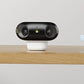 Reolink Argus 4 Pro Smart 4K ColorX Dual-Lens Solar/Battery Camera with 180° Panorama indoor surveillance from desk
