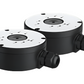 2 Reolink B10 Junction Boxes in black side by side