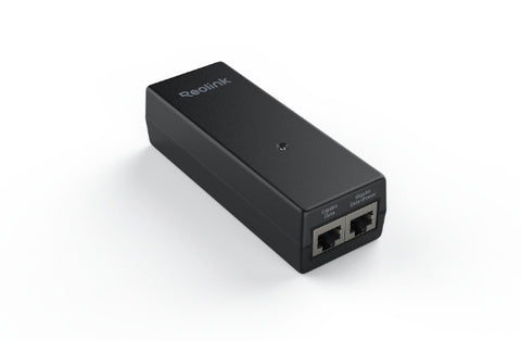 Reolink POE Injector view of ports