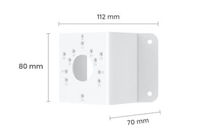 Reolink RLA-BKC1 Corner Mount Bracket dimensions in white