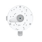 Reolink RLA-JBL1 Junction Box in white face on displaying all mounting holes