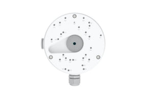 Reolink RLA-JBL1 Junction Box in white face on displaying all mounting holes