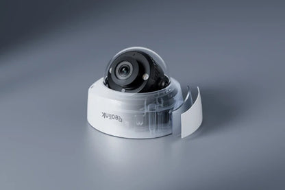 Reolink RLC-540A 5MP IK10 Vandal-Proof PoE Camera with graphic showing  durability of the camera 