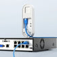 Reolink video doorbell white POE showing how to install CAT5 cable 