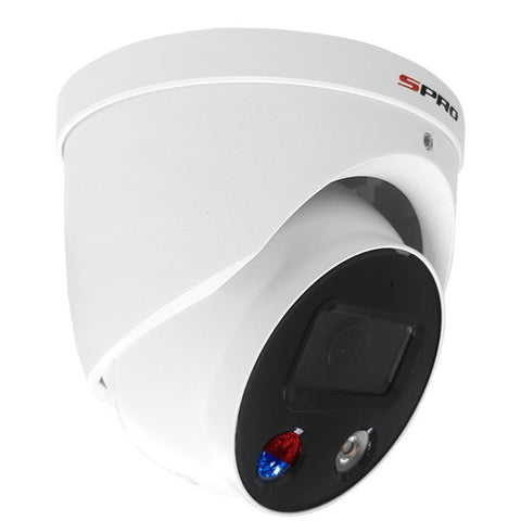 SPRO 5MP IP Smart Dual Illumination Turret with Active Deterrence